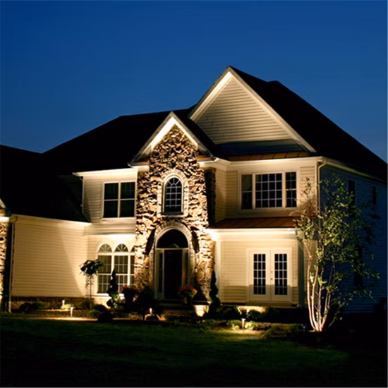 Lt2303 Construction en laiton moulé sous pression solide basse tension Finition bronze antique LED Wall Washer pour l'éclairage des arbres Murs Arbustes