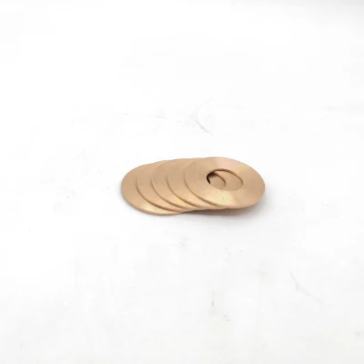 Rondelle en bronze personnalisée de 30 mm de diamètre